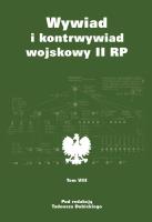 Wywiad i kontrwywiad wojskowy II RP Tom 8. Autor: Dubicki Tadeusz. SmakLiter.pl Okładka książki Wywiad i kontrwywiad wojskowy II RP Tom 8
