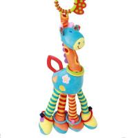 Opakowanie Zawieszka gryzak duża żyrafa pluszowa 45cm niebieska