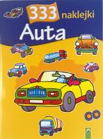333 naklejki Auta. Autor: Opracowanie zbiorowe. SmakLiter.pl Okładka książki 333 naklejki Auta