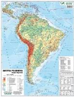 Ameryka PD 1:16 500 000 mapa pol. i fiz. ścienna. Autor: praca zbiorowa. SmakLiter.pl Okładka książki Ameryka PD 1:16 500 000 mapa pol. i fiz. ścienna