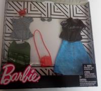 Opakowanie Barbie ubranka z akcesoriami 2 pak