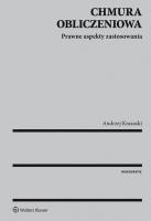 Chmura obliczeniowa. Autor: Krasuski Andrzej. SmakLiter.pl Okładka książki Chmura obliczeniowa