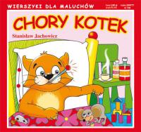 Chory kotek. Autor: Stanisław Jachowicz. SmakLiter.pl Okładka książki Chory kotek