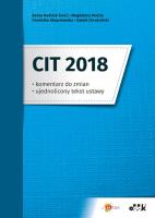 CIT 2018 komentarz do zmian. Wydawca: ODDK. SmakLiter.pl Opakowanie CIT 2018 komentarz do zmian
