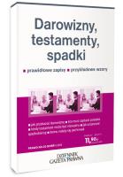 Darowizny, testamenty, spadki. Autor: Michalczuk Damian. SmakLiter.pl Okładka książki Darowizny, testamenty, spadki