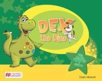 Dex the Dino. Książka ucznia. Autor: Sandie Mourao. SmakLiter.pl Okładka książki Dex the Dino. Książka ucznia