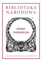 Dramat staroindyjski. Autor: Kalidasa Bhasa. SmakLiter.pl Okładka książki Dramat staroindyjski