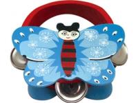 Opakowanie Drewniane tamburyno Motyl