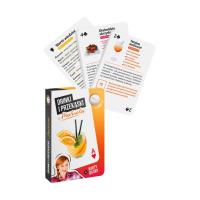 Drinki i przekąski z Marietą + karty do gry. Autor: Marieta Marecka. SmakLiter.pl Okładka książki Drinki i przekąski z Marietą + karty do gry