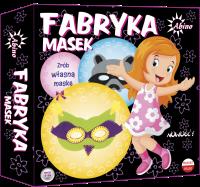 FABRYKA MASEK. Autor: ABINO. SmakLiter.pl Okładka książki FABRYKA MASEK