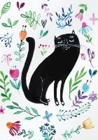 Opakowanie Karnet B6 Kot czarny