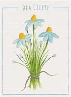 Opakowanie Karnet B6 Kwiaty akwarela. Stokrotka