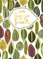 Opakowanie Karnet B6 Liście