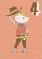 Opakowanie Karnet B6 z kopertą Urodziny 4 chłopiec