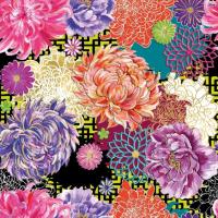 Opakowanie Karnet kwadrat z kopertą Asian Floral