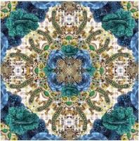 Opakowanie Karnet kwadrat z kopertą Blue Precious Rose