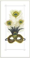 Opakowanie Karnet maska wenecka 12x23 + koperta