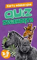 Karty edukacyjne Quiz Zwierzęta. Autor: dr Paweł Czapczyk. SmakLiter.pl Okładka książki Karty edukacyjne Quiz Zwierzęta