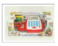 Opakowanie Kasa z czytnikiem i zakupami