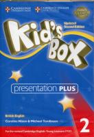 Kid's Box 2 Presentation Plus. Wydawca: Cambridge University Press. SmakLiter.pl Opakowanie Kid's Box 2 Presentation Plus