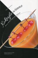 Koktajle winne. Autor: Davide Manzoni. SmakLiter.pl Okładka książki Koktajle winne