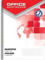Opakowanie Kołonotatnik A4 w kratkę 80 kartek