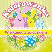 Okładka książki Kolorowanka. Wielkanoc z zajączkiem