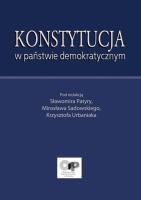 Konstytucja w państwie demokratycznym. Autor: praca zbiorowa. SmakLiter.pl Okładka książki Konstytucja w państwie demokratycznym
