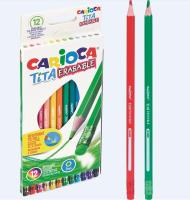 Opakowanie Kredki ołówkowe wymazywalne 12 kolorów CARIOCA