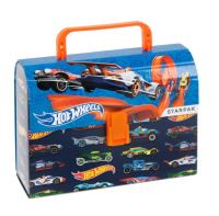 Kuferek kartonowy z rączką 200x145x80 Hot Wheels. Wydawca: Sticker Boo. SmakLiter.pl Opakowanie Kuferek kartonowy z rączką 200x145x80 Hot Wheels