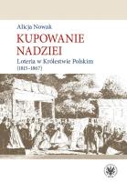 Kupowanie nadziei. Autor: Nowak Alicja. SmakLiter.pl Okładka książki Kupowanie nadziei