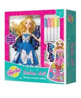 Opakowanie Lalka do kolorowania Motyl