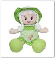 Opakowanie Lalka miękka 40 cm motylek zielona