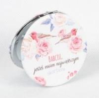 Lusterko - Babciu, jesteś moim największym...(róż). Autor: różni. SmakLiter.pl Okładka książki Lusterko - Babciu, jesteś moim największym...(róż)