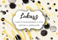 Opakowanie Magnes Imiona - Łukasz