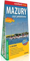 Mazury część południowa  laminowana mapa turystyczna 1:60 000. Wydawca: ExpressMap. SmakLiter.pl Opakowanie Mazury część południowa  laminowana mapa turystyczna 1:60 000