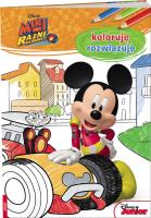 Okładka książki Miki i Raźni Rajdowcy Koloruję rozwiązuję