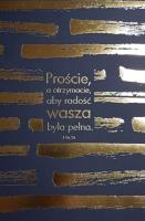 Opakowanie Mój dziennik - złocony granatowy - Proście...