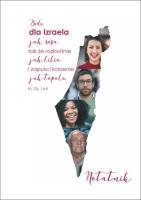 Notatnik B6 - Będę dla Izraela jak rosa. Autor: Tomczyk Sylwia. SmakLiter.pl Okładka książki Notatnik B6 - Będę dla Izraela jak rosa