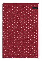 Opakowanie Notes klejony A6 96 kartek kratka Groszki 10 sztuk mix