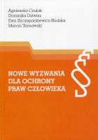 Okładka książki Nowe wyzwania dla ochrony praw człowieka