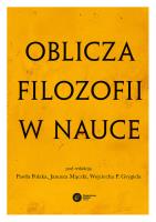 Okładka książki Oblicza filozofii w nauce