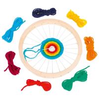 Opakowanie Okrągłe krosno, 7 kolorów wełny