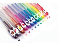 Opakowanie Owocami Pachnące Brokatowe Długopisy Żelowe 12 kolorów