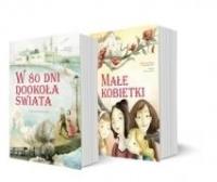 Pakiet: Małe kobietki / W 80 dni dookoła świata. Autor: Juliusz Verne, Alcott Louisa May. SmakLiter.pl Okładka książki Pakiet: Małe kobietki / W 80 dni dookoła świata