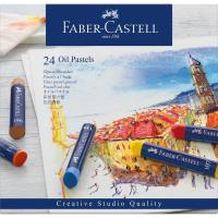 Pastele olejne 24 kolory Creative Studio. Wydawca: Faber Castell. SmakLiter.pl Opakowanie Pastele olejne 24 kolory Creative Studio