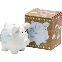 Opakowanie Pierwsza dziecięca niebiesko-biała skarbonka SUKI