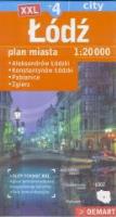 Okładka książki Plan miasta - Łódź XXL 1:20 000 DEMART