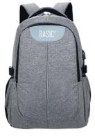 Opakowanie plecak młodzieżowy z usb szary basic