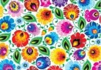 Opakowanie Pocztówka - Nr.1 Łowicka biała FOLKSTAR